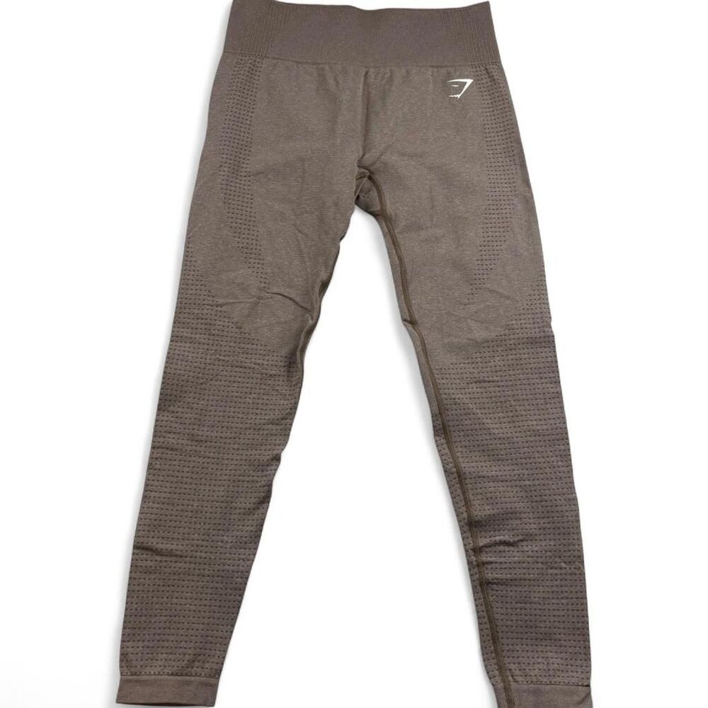Gymshark Seamless Leggings Women’s M Brown High Waisted Energy Athleisure